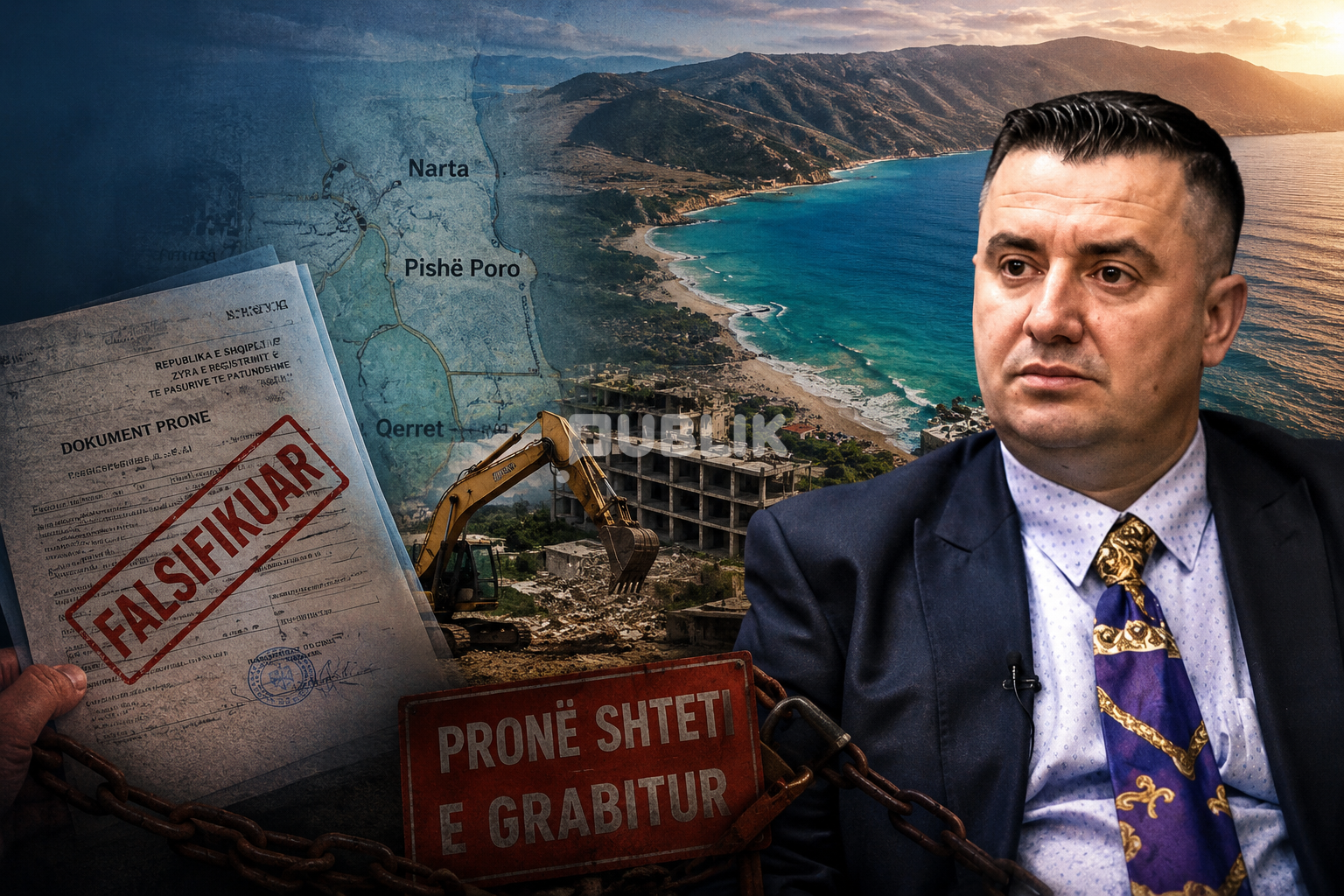 Arben Llangozi trondit me akuzat për grabitjen e bregdetit shqiptar