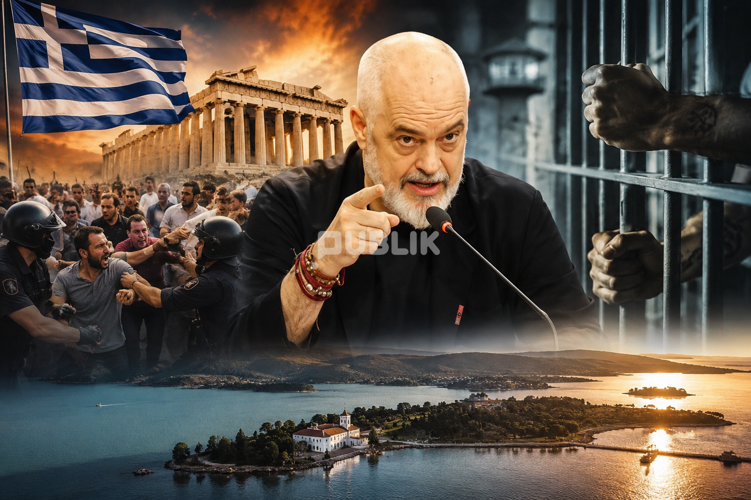 Kaosi në Zvërnec, Rama i kthehet “flakë për flakë” Athinës