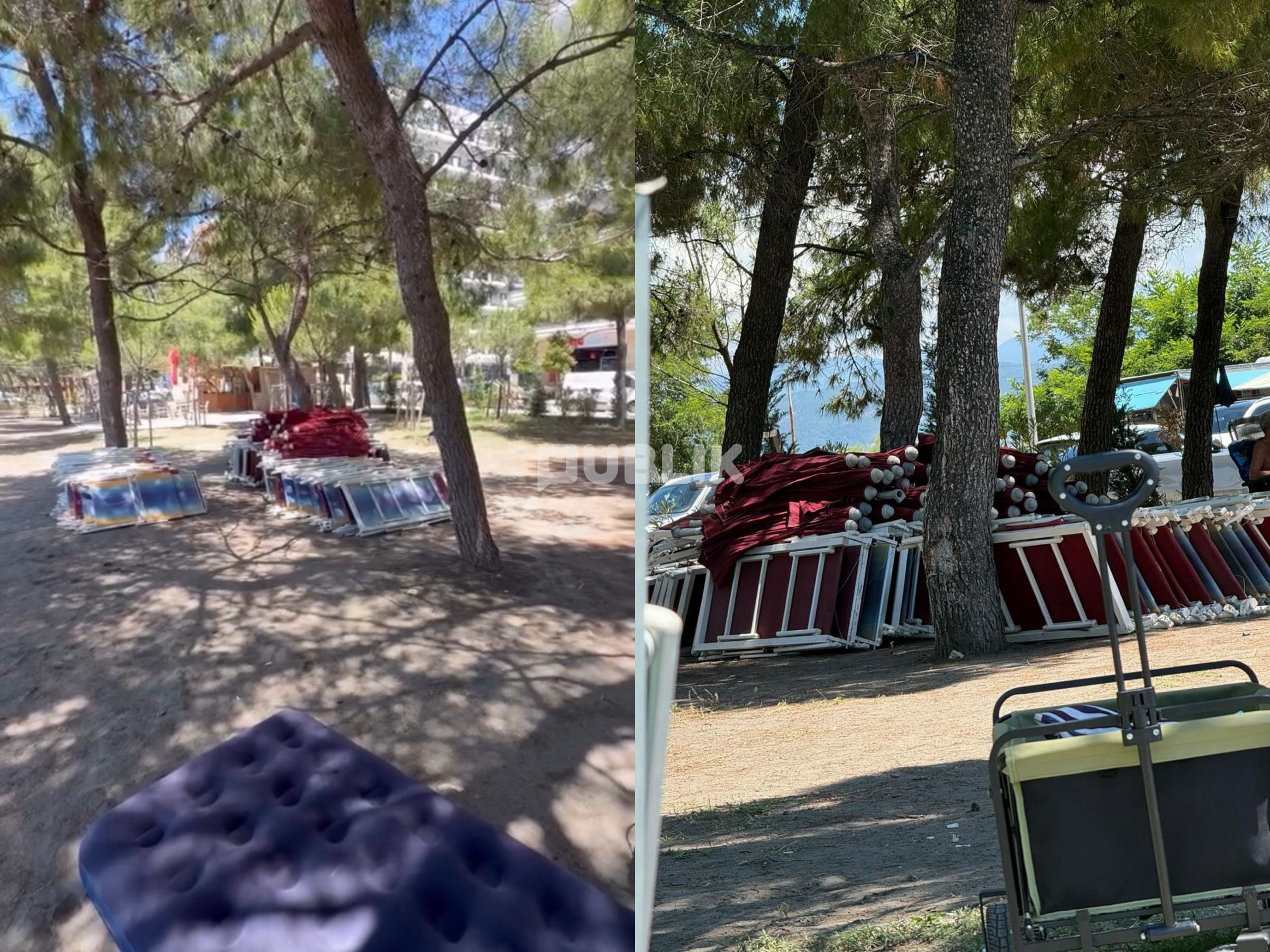 Denoncimi: Plazhit publik në Kunes në Shëngjin i del pronari