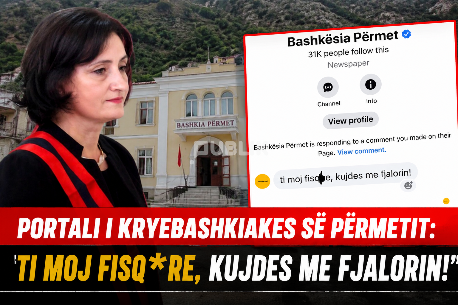 Faqja e kryebashkiakes kalon çdo limit me ofendime ndaj qytetares