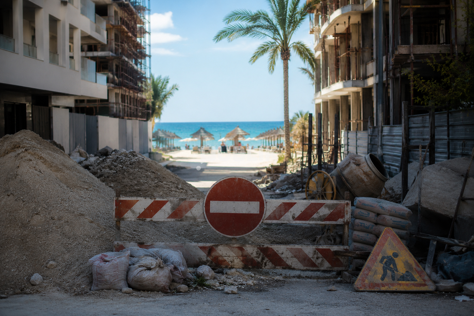 Denoncimi: Ndërtimet po bllokojnë rrugët drejt plazhit në Golem