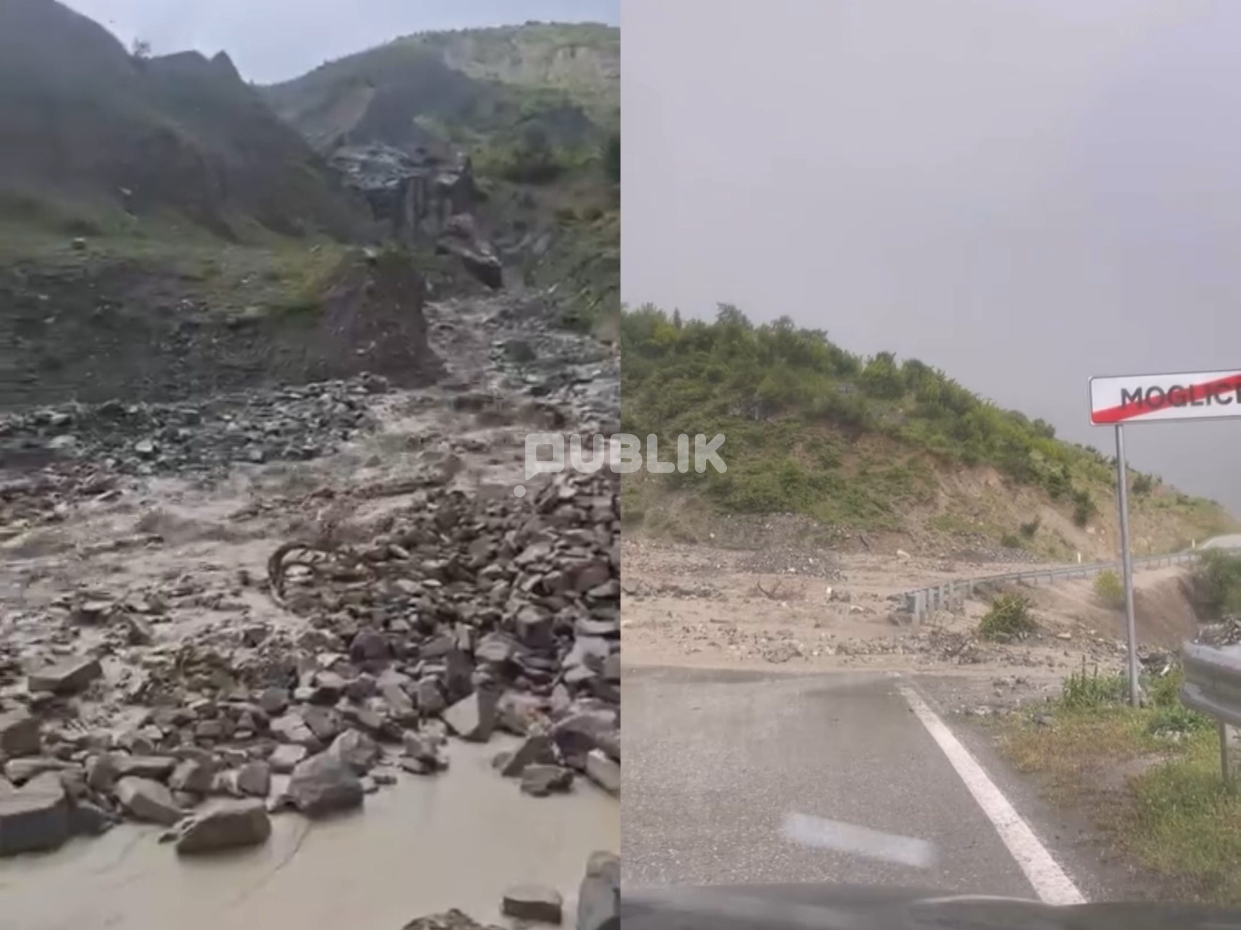 Reshjet e shiut paralizojnë aksin Gramsh–Moglicë–Korçë