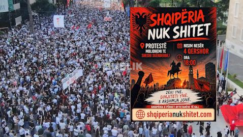 “Shqipëria nuk shitet”, qytetarët sot në ditën e 5-të të protestës