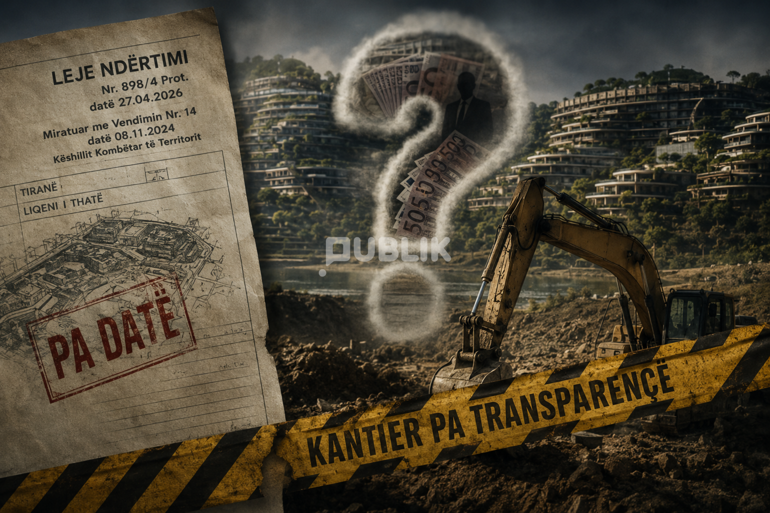 Skandali te Liqeni i Thatë, leja pa data, kantieri pa transparencë