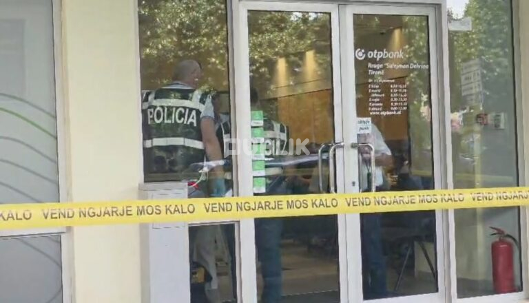 Grabitja e OTP Bank në Tiranë, arrestohet roja i bankës