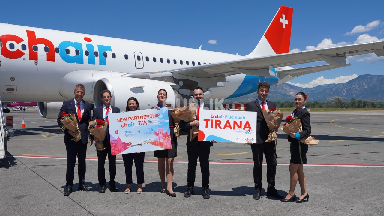 Chair Airlines nis fluturimet direkte Zürich–Tiranë