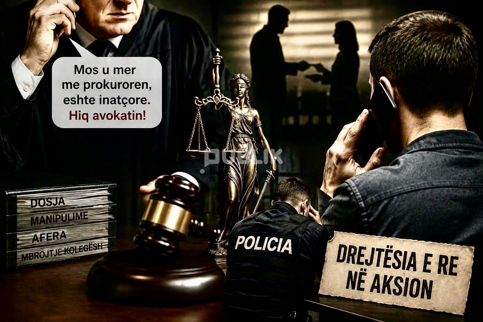 Gjyqtari mbron prokuroren, kërcënon me hakmarrje dhe kërkon heqjen e avokatit