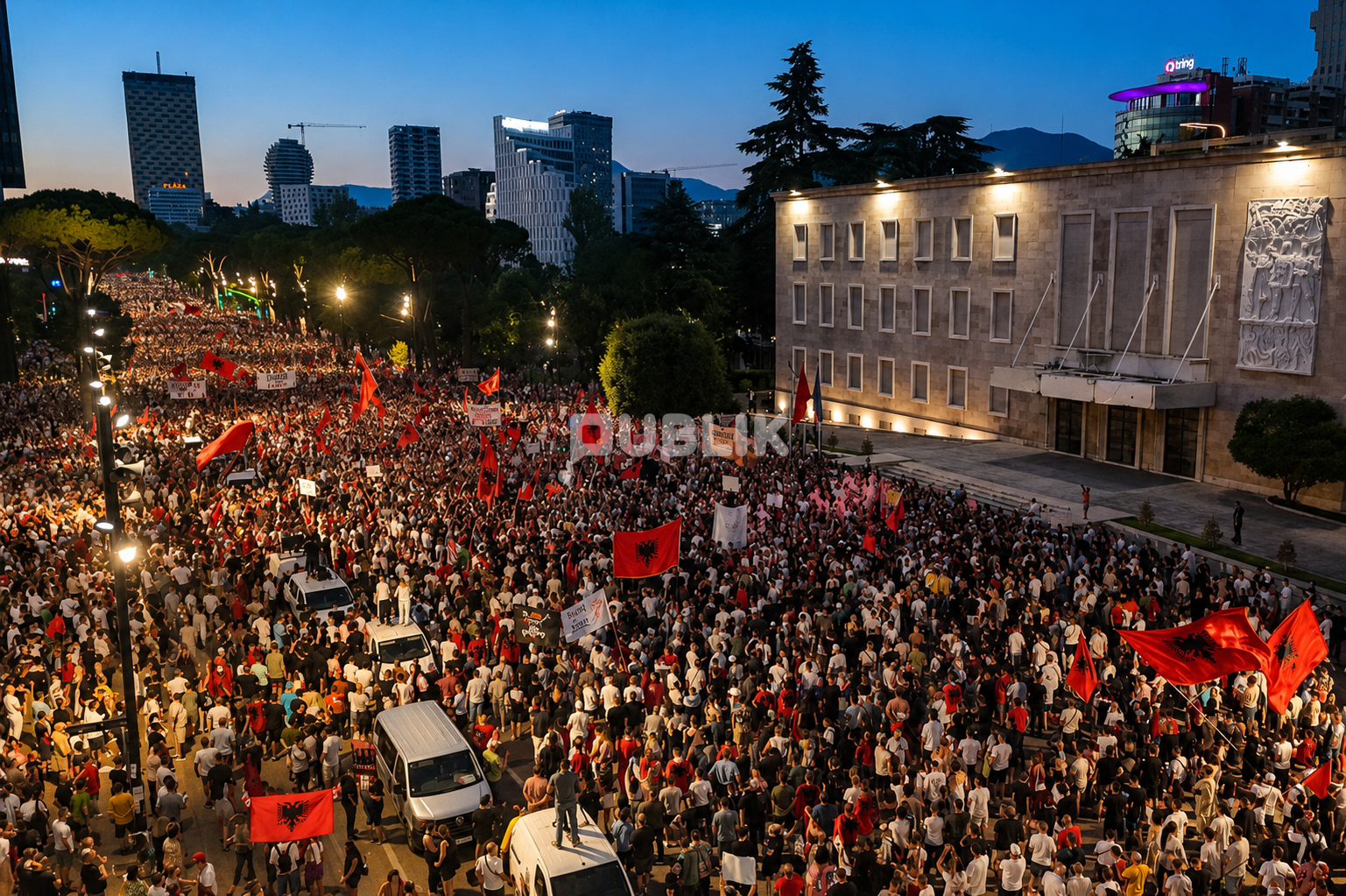 Protesta është më e madhe se numrat në shesh