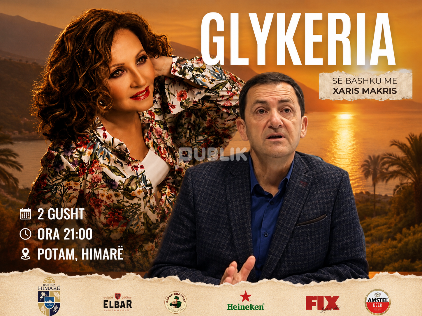 Glykeria rikthehet në Himarë, koncert më 2 gusht në Potam