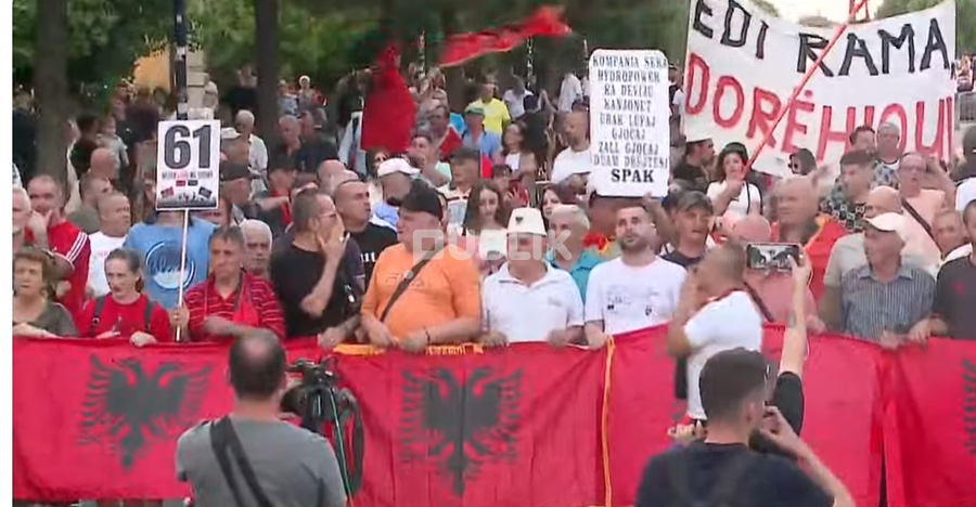 Protesta në ditën e  61  në shesh: