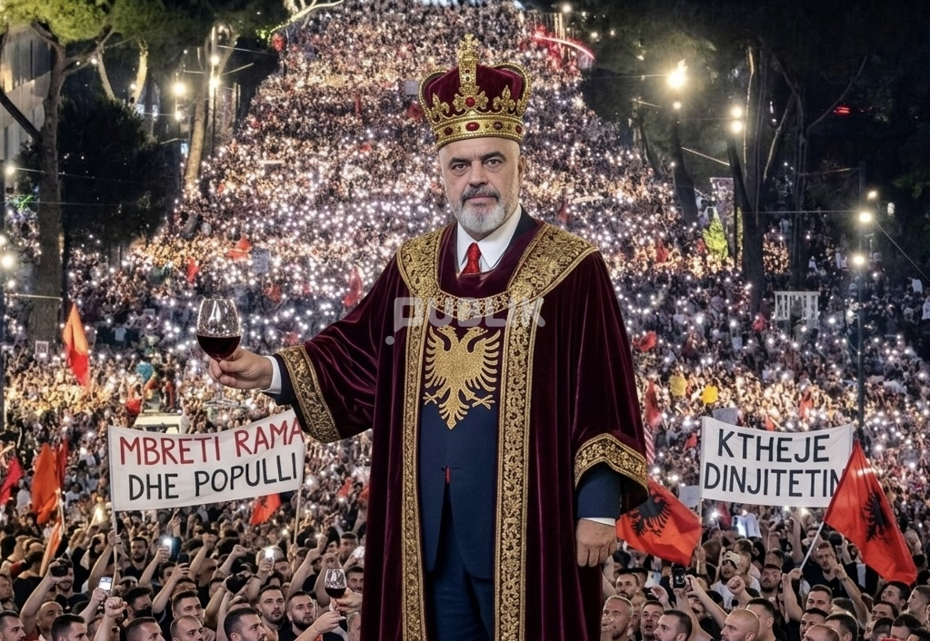 O mbret, rrofsh sa malet e marrsh nga ditët e budallenjve!