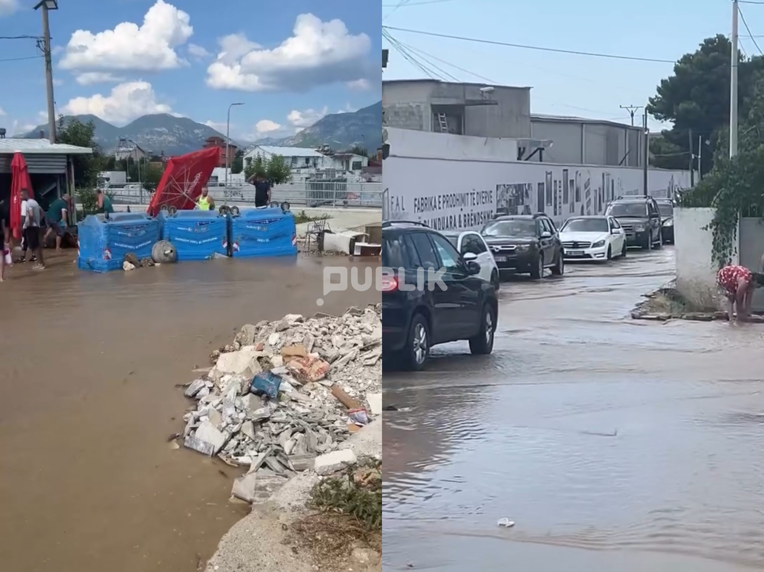 Çahet tubacioni te Unaza e Madhe, përmbytje në banesa dhe biznese