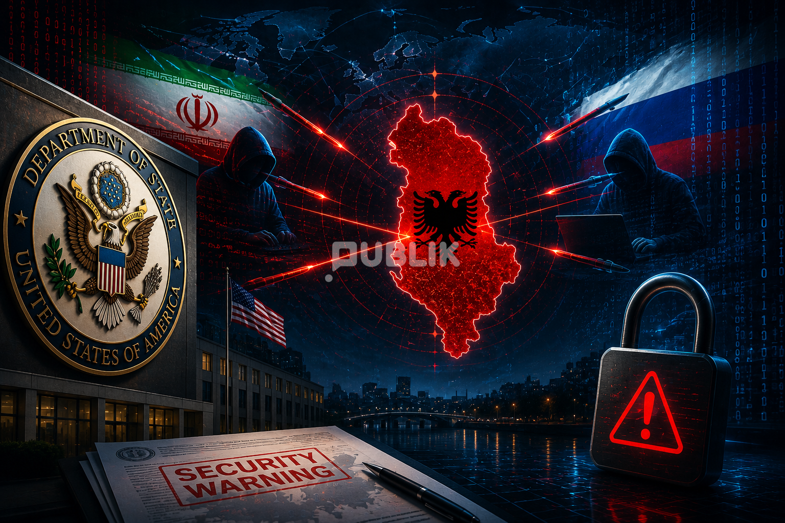 DASH: Shqipëria në shënjestër të sulmeve kibernetike nga Irani dhe Rusia
