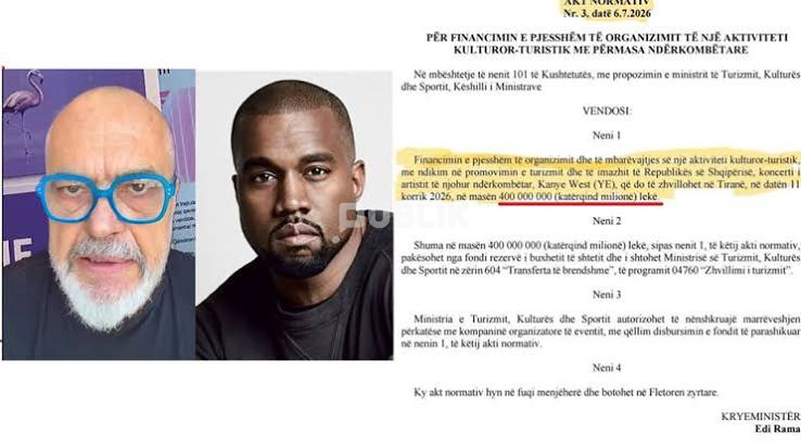 Koncerti i Kanye West: 4 milionë euro që mund të ndryshonin mijëra jetë