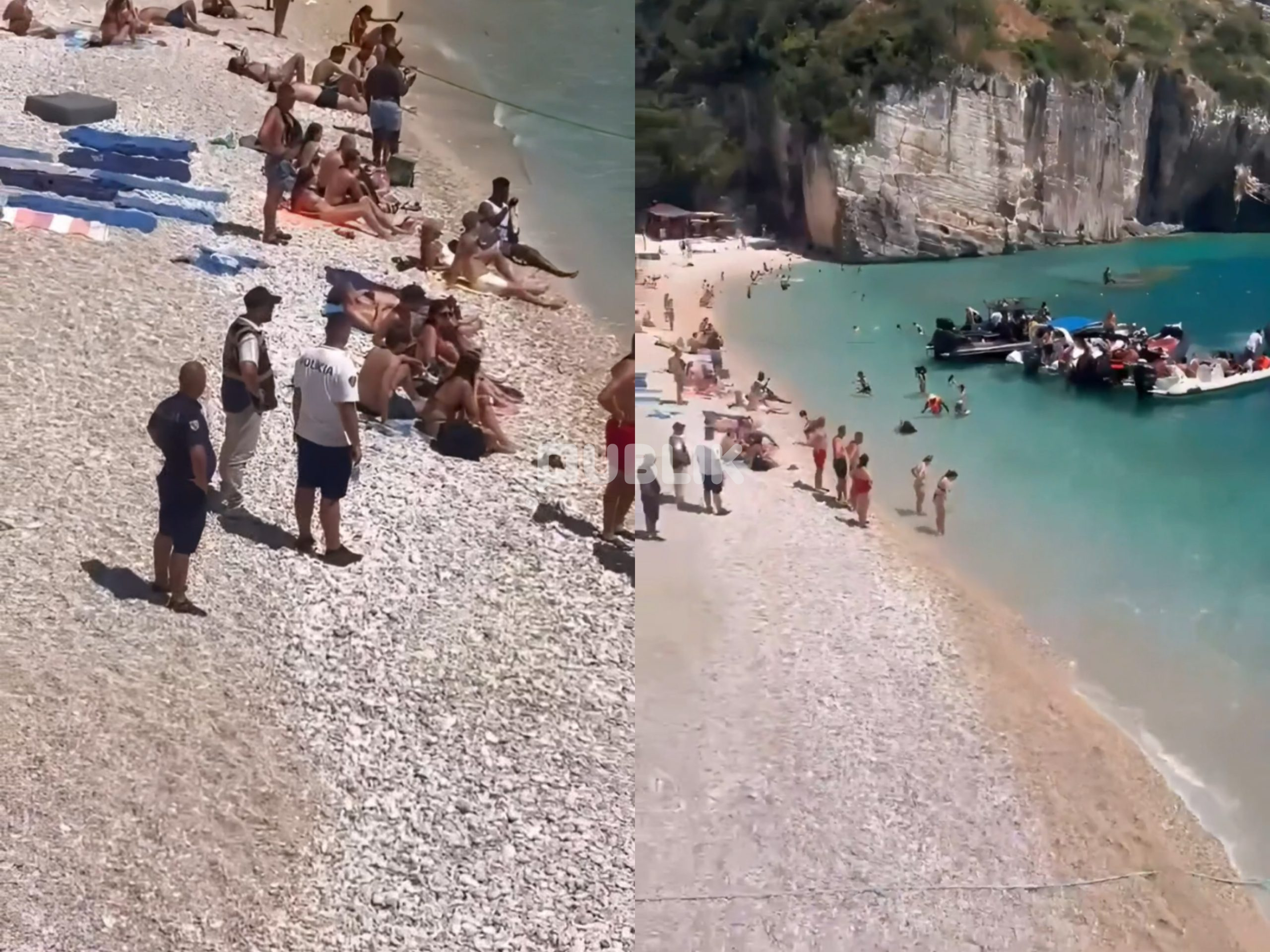“Terror” te Gjiri i Gramës, turistët detyrohen të dalin në breg me not