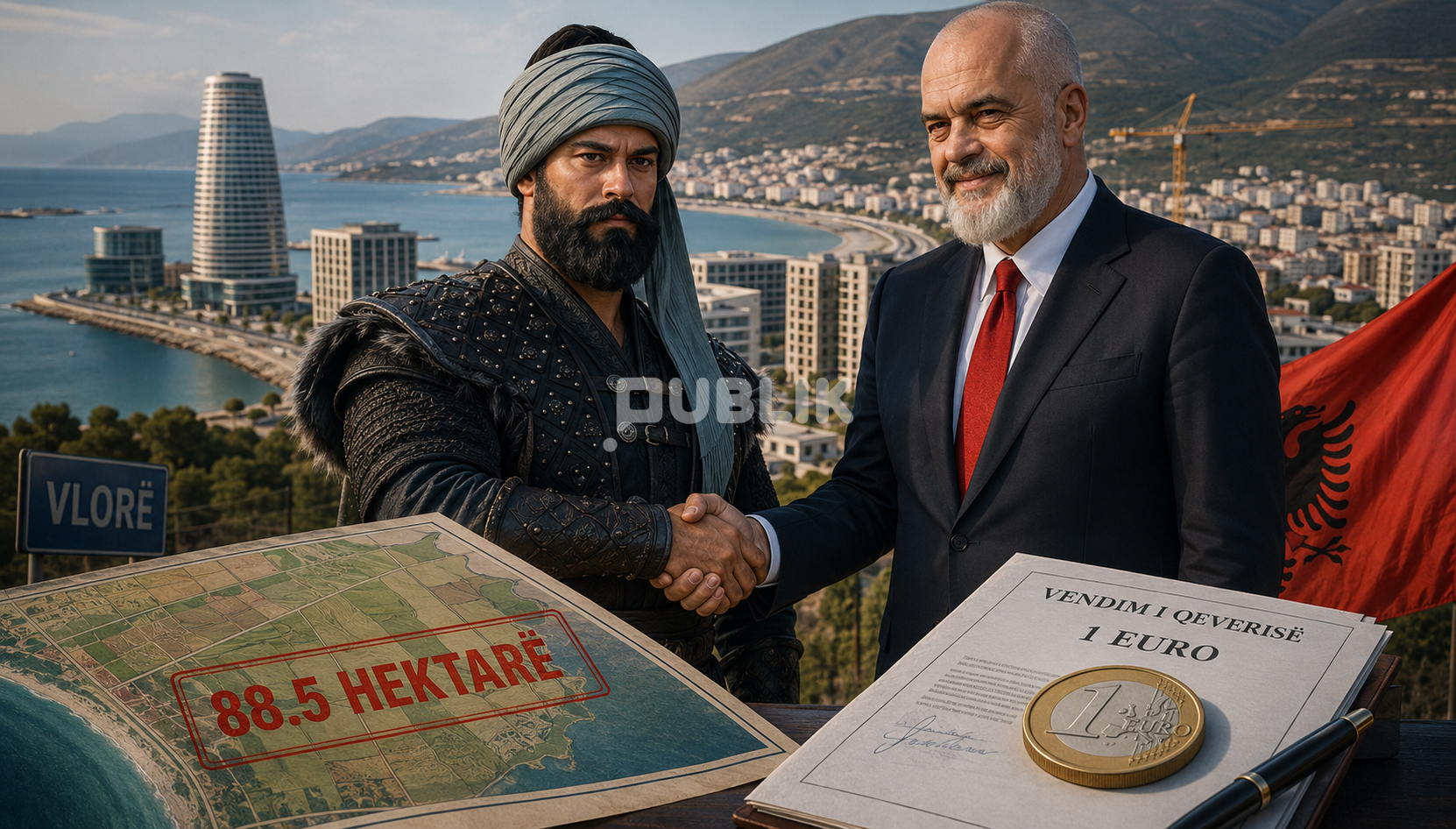 “Osmani” zbarkon në Vlorë, Rama “e qeras” me 88.5 hektarë për 1 euro
