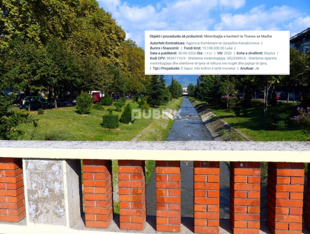 Impianti fantazëm ‘gllabëron’ 200 mijë € për ujërat e zeza të Tiranës