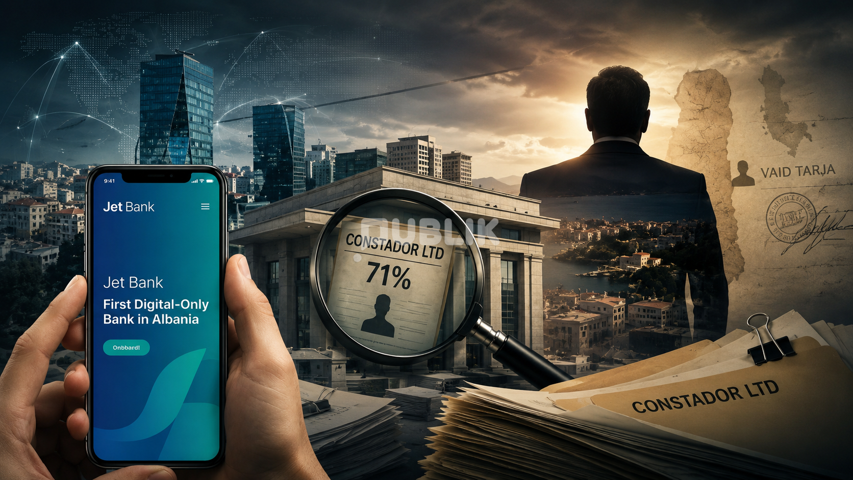 71% e Jet Bank përmes “Constador”, del në skenë emri i Vaid Tarjës