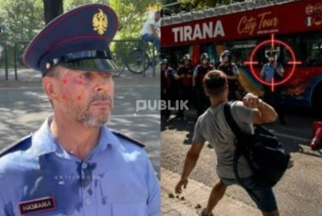“Erdhi veza, ku je?”, protestuesit ironi me shefin e komisariatit nr.1