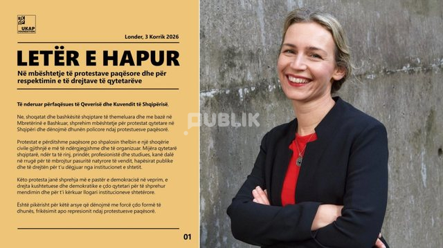 Lea Ypi publikon letrën: Diaspora në Britani, në krah të protestuesve