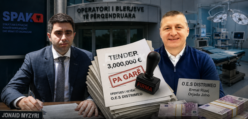 Myzyri i OPB “qeras” me 3 mln euro Ermal Rizajin dhe Orjada Jahon