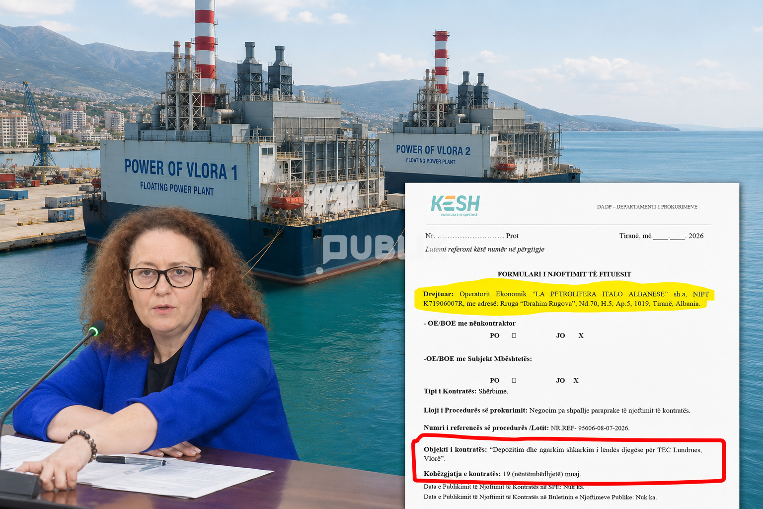 Viola Haxhiademi e KESH,i jep pa garë 5.3 mln€ Petroloferës