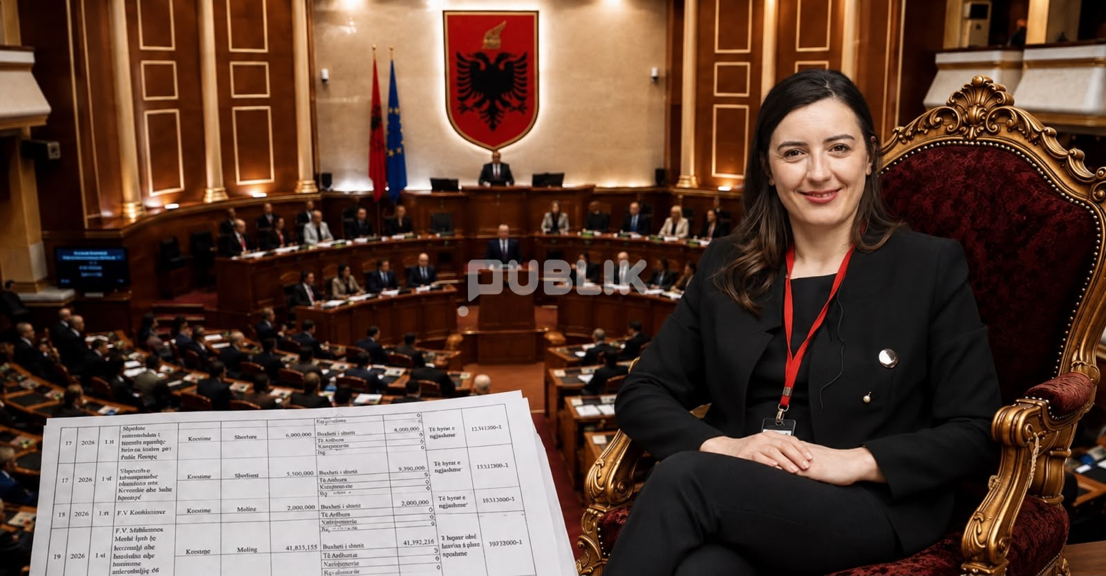 Peleshi blen 1200 euro një karrige për të ulur Zegjinenë