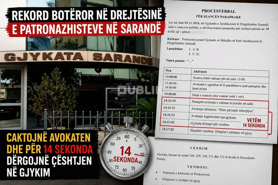 Drejtësia e patronazhistëve në Sarandë thyen rekord botëror