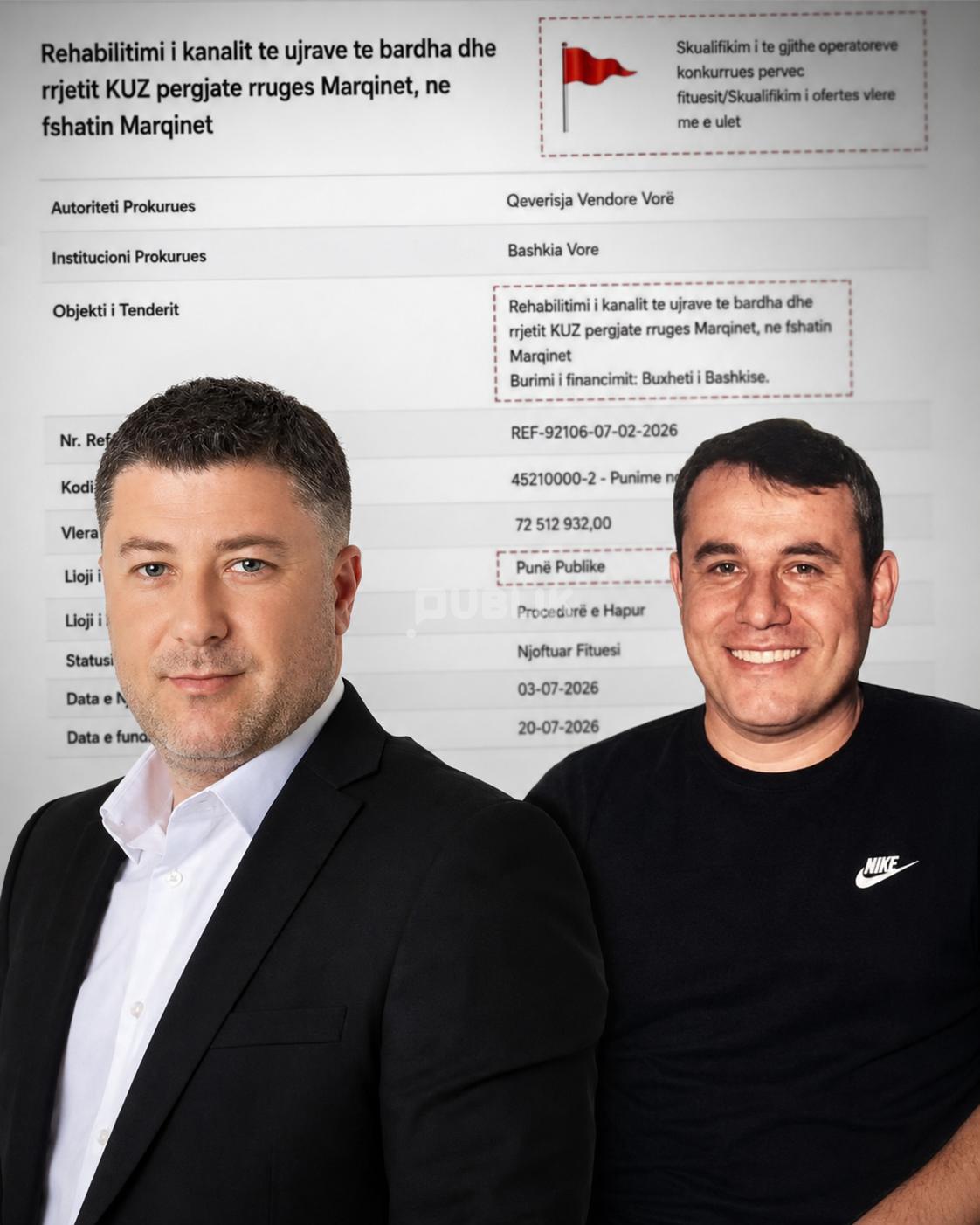 Blerim Shera, i jep 700 milionë Gjergji Bezatit në kërkim policor
