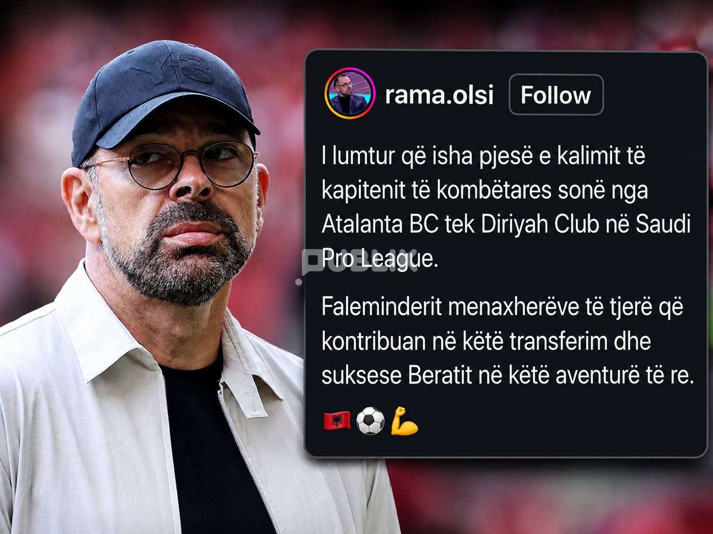 Olsi Rama ‘largoi’ kapitenin e kombëtares  Gjimshyti nga Atalanta