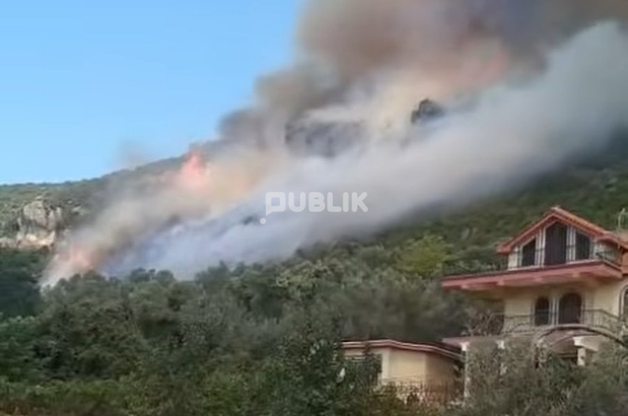 Zjarr i madh në Krujë, rrezikohen 30 banesa dhe biznese