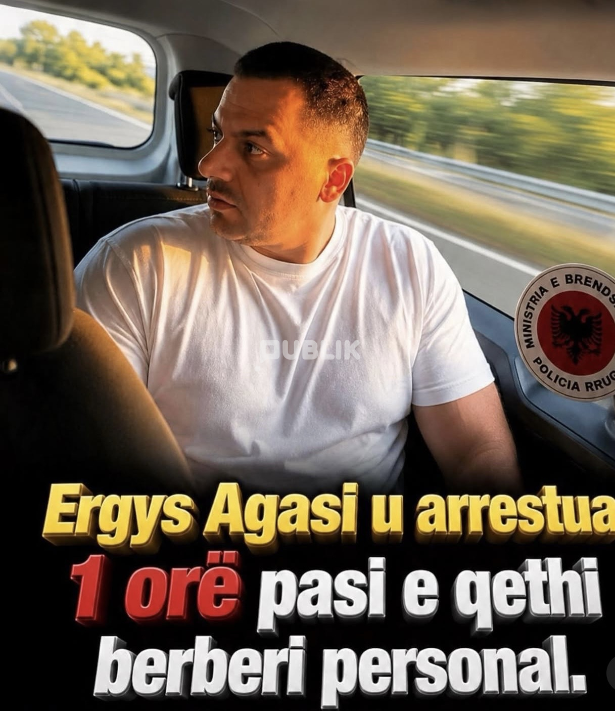 Ergys Agasi u arrestua 1 orë pasi e qethi berberi personal