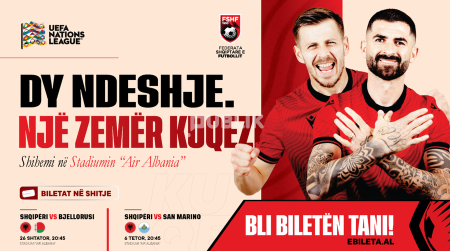 Shqipëria nis aventurën në Nations League, dalin në shitje biletat