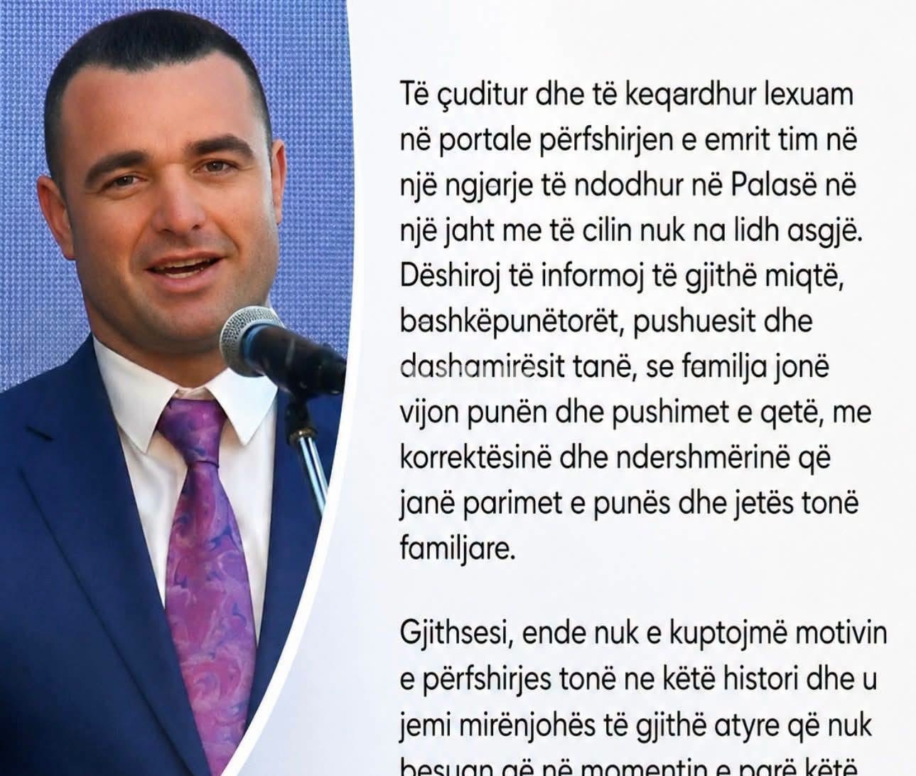 Astrit GJONPALAJ  i ‘Globus Travel’reagon për krismat në jaht :