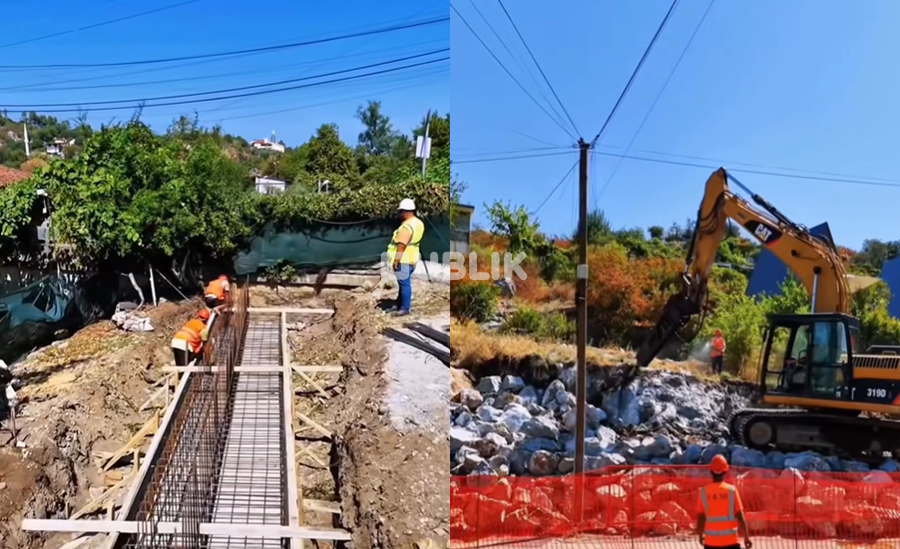 Jepet alarmi, eskavatori thyen shkëmbinjtë te Kalaja e Rozafës