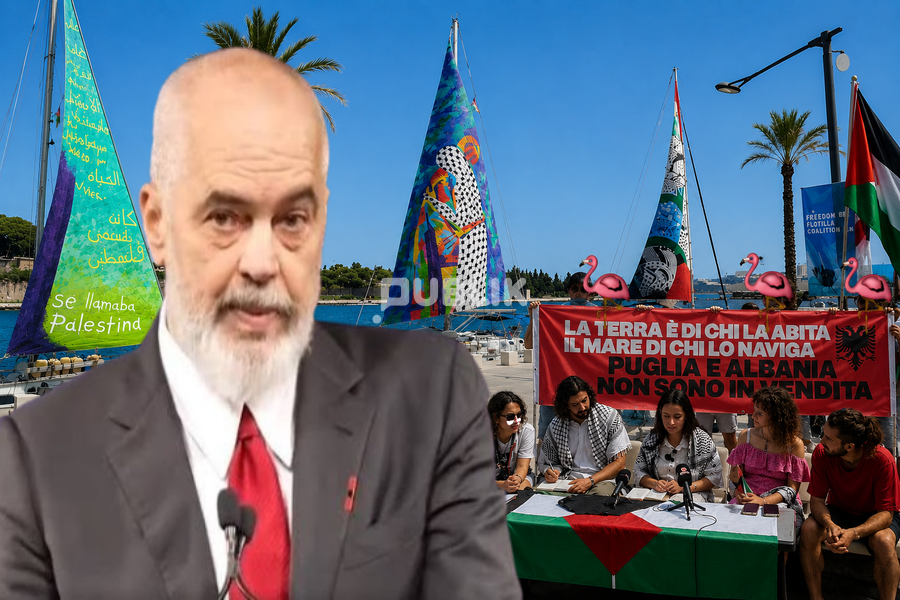 Flotilja mbërrii në Vlorë, shpërthen Rama: Revolucionarët e rrenave