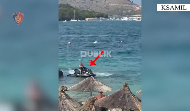 Jet Ski futet mes pushuesve në Ksamil, e pëson keq nga policia