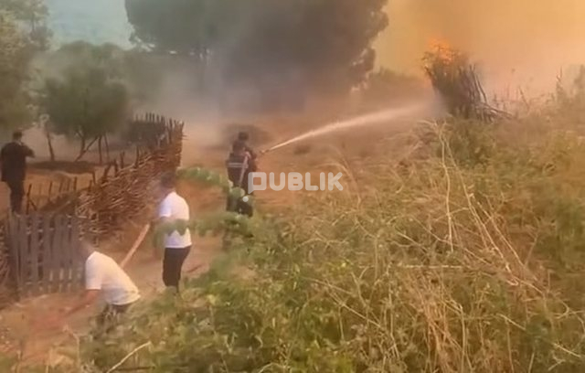 Zjarri del jashtë kontrollit në Mallakastër, kërkohet ndërhyrje nga ajri