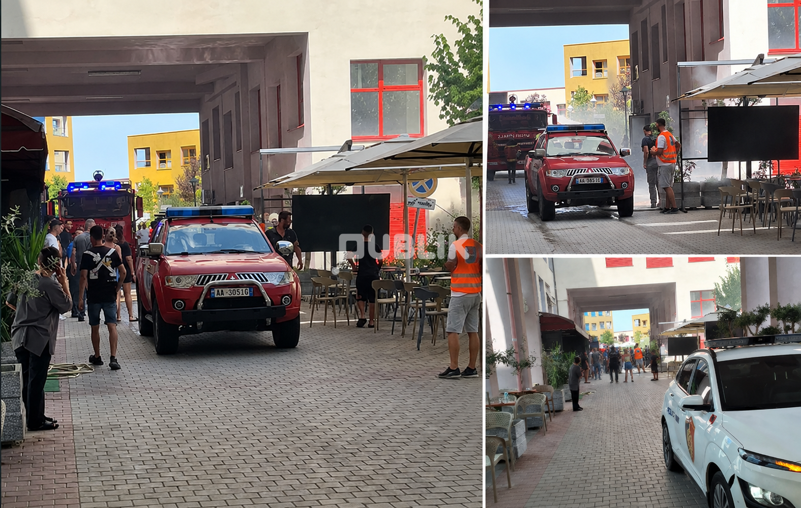Zjarr në kompleksin “Mangalem”, merr flakë një ambient fast food-i