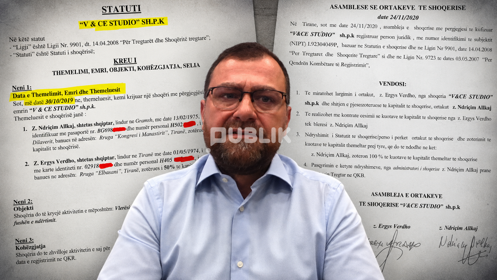 Ergys Verdho, drejtor shteti dhe ortak privat: Mori miliona