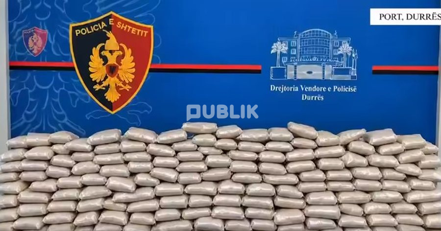 Kapen 107 kg drogë me vlerë 1.2 mln euro në Portin e Durrësit