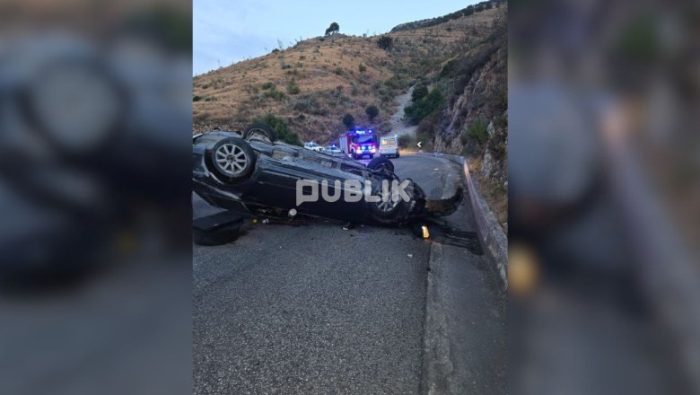 Aksident në Porto Palermo, automjeti  përmbyset: Tre të plagosur