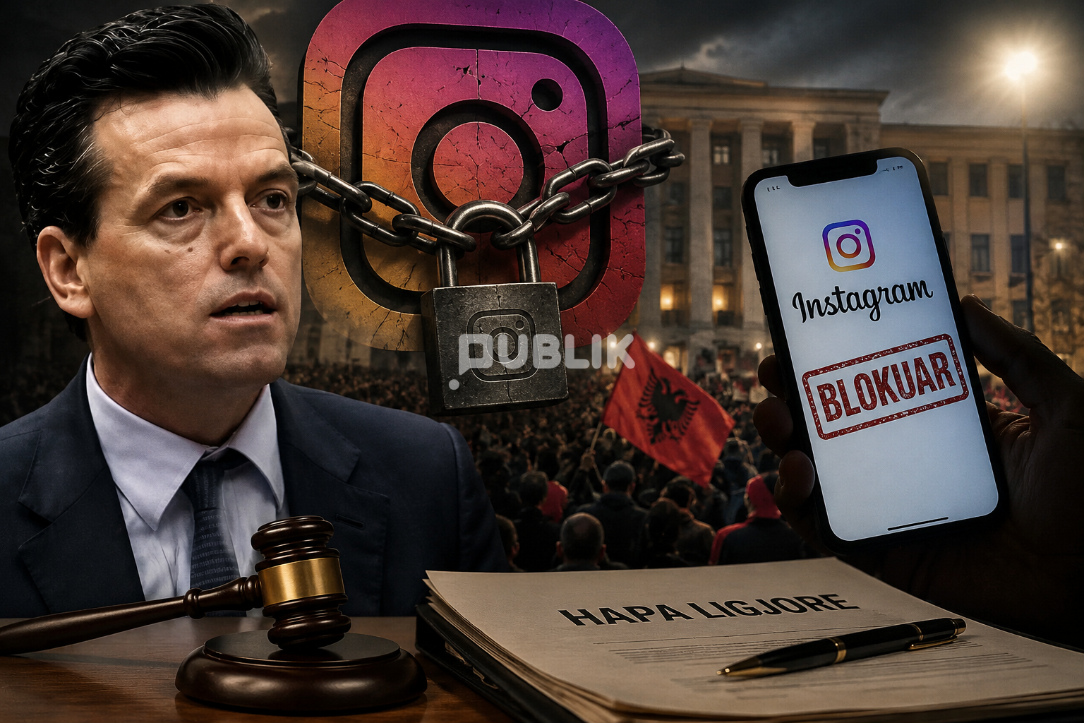 Agron Shehajt i bllokohet “Instagram-i” në kulmin e protestave