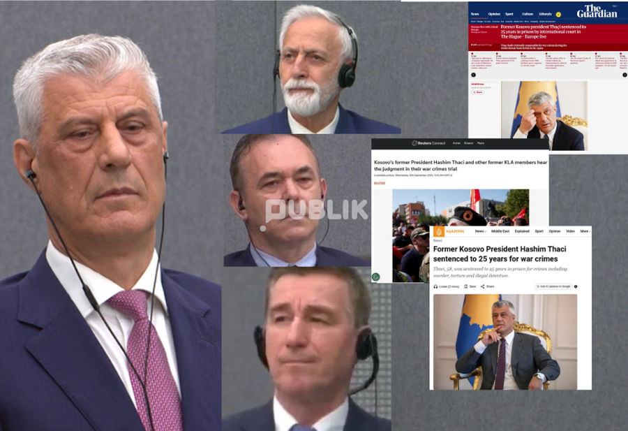 Mediat botërore jehonë dënimit të ish-krerëve të UÇK-së