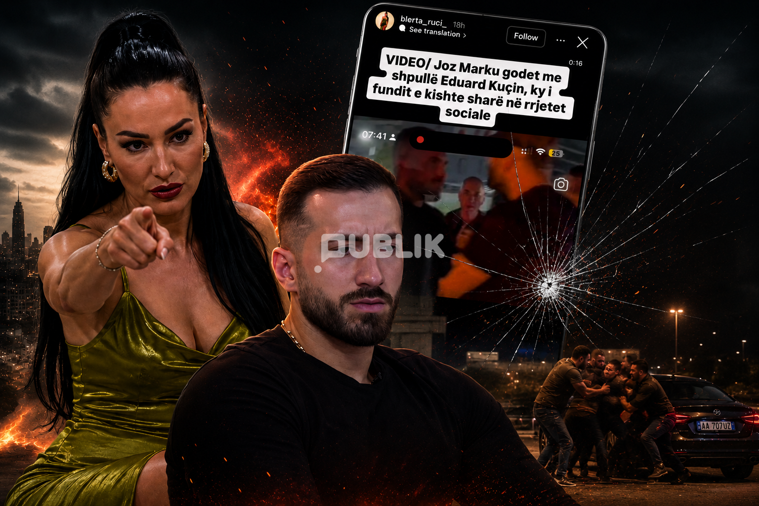 Blerta Ruçi shpërthen ndaj Joz Markut pas sherrit me Edi Kuçin