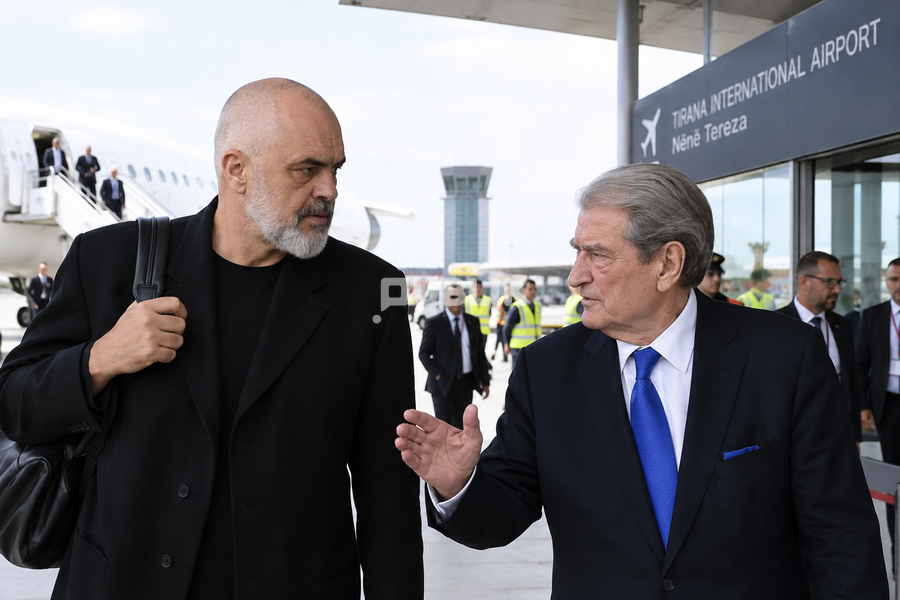 Rama dhe Berisha u takuan në zonën “VIP” të aeroportit të Rinasit?