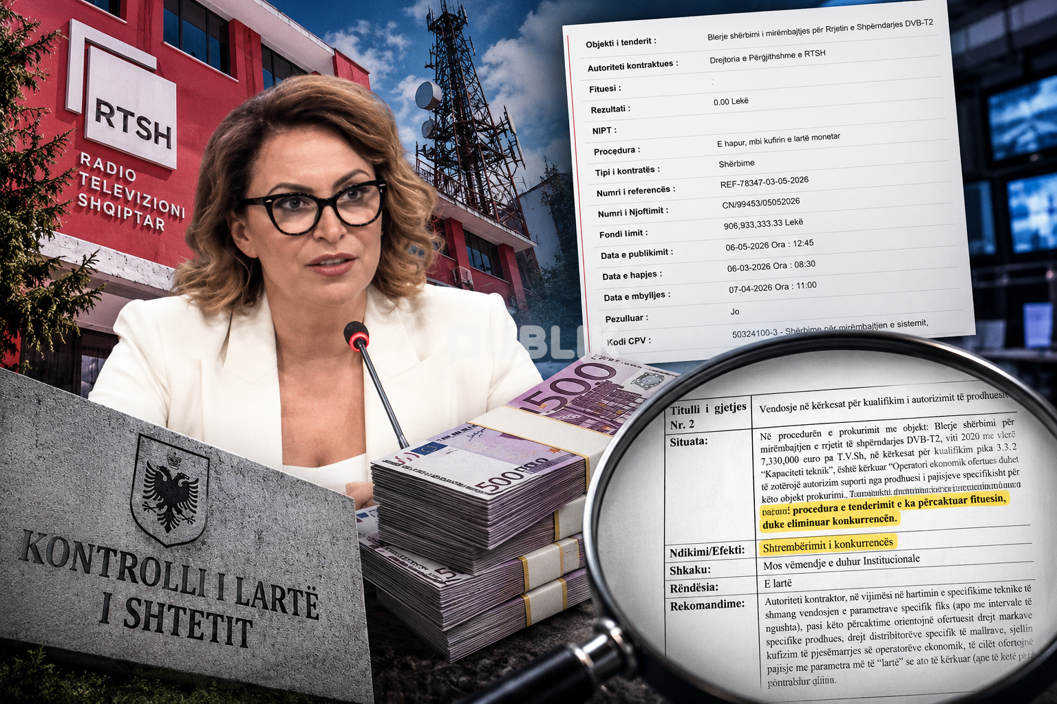 Tenderi 9.8 milionë euro i RTSH-së, skualifikohet oferta më e lirë