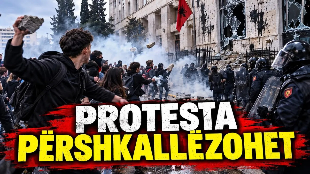 Përplasje të dhunshme në Tiranë, mbyllet protesta e gjashtë kundër Ramës