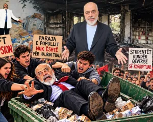 Jep dorëheqjen, hajvan! Mjaft e dogje dhe e shkatërrove Tiranën.