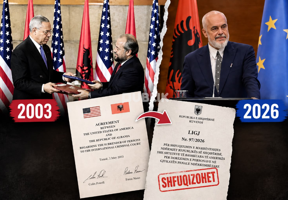 Shqipëria shfuqizon marrëveshjen me SHBA për Gjykatën Penale Ndërkombëtare